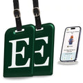 Initials Bag tag E  [pack 2]-0