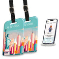 Smart Bag Security Tag-New York [Pack 2]-0